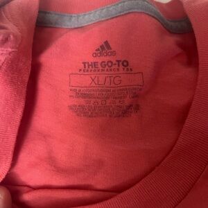 XL Peach Adidas Short Sleeve Tee